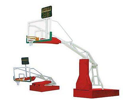 浩然体育介绍一下电动液压篮球架尺寸规格参数